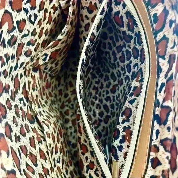 Black  Tote Bag Faux Leather Colorful Studs & Grommet Details, Large 80s Rock - Picture 11 of 16